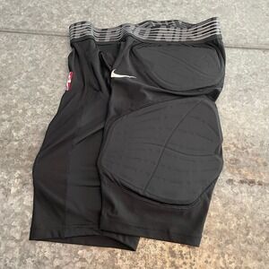NWT Nike HyperStrong Padded NBA Player Issue Compression Shorts Black XXL 881966